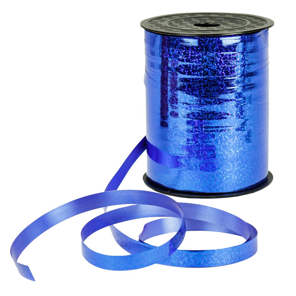 Polyband 10mm Holografie Blau (250 m)