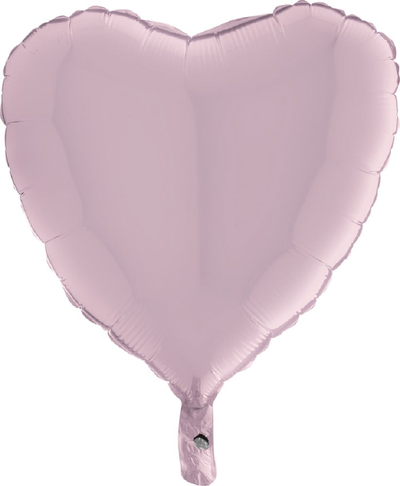 18" Herz Pastel Pink (unverpackt)