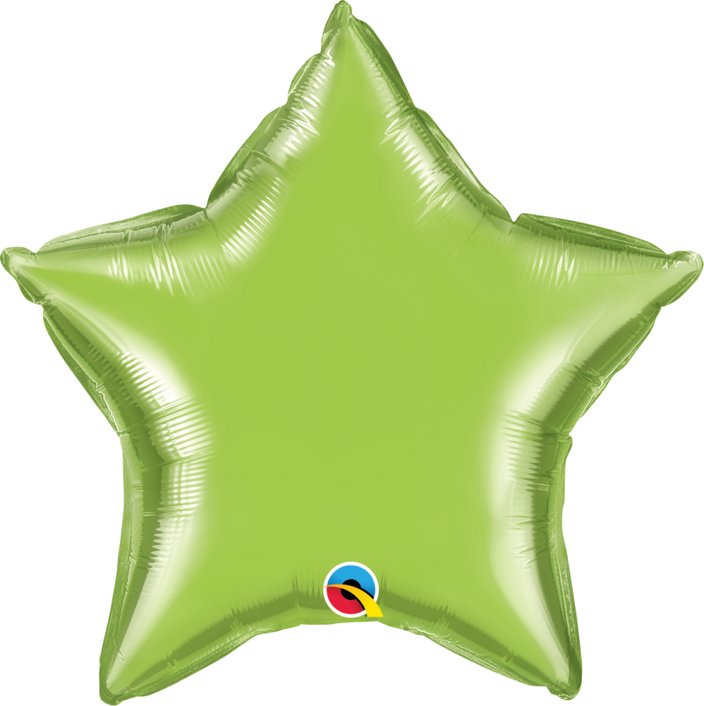 20" Star Lime Green (10 Stück)
