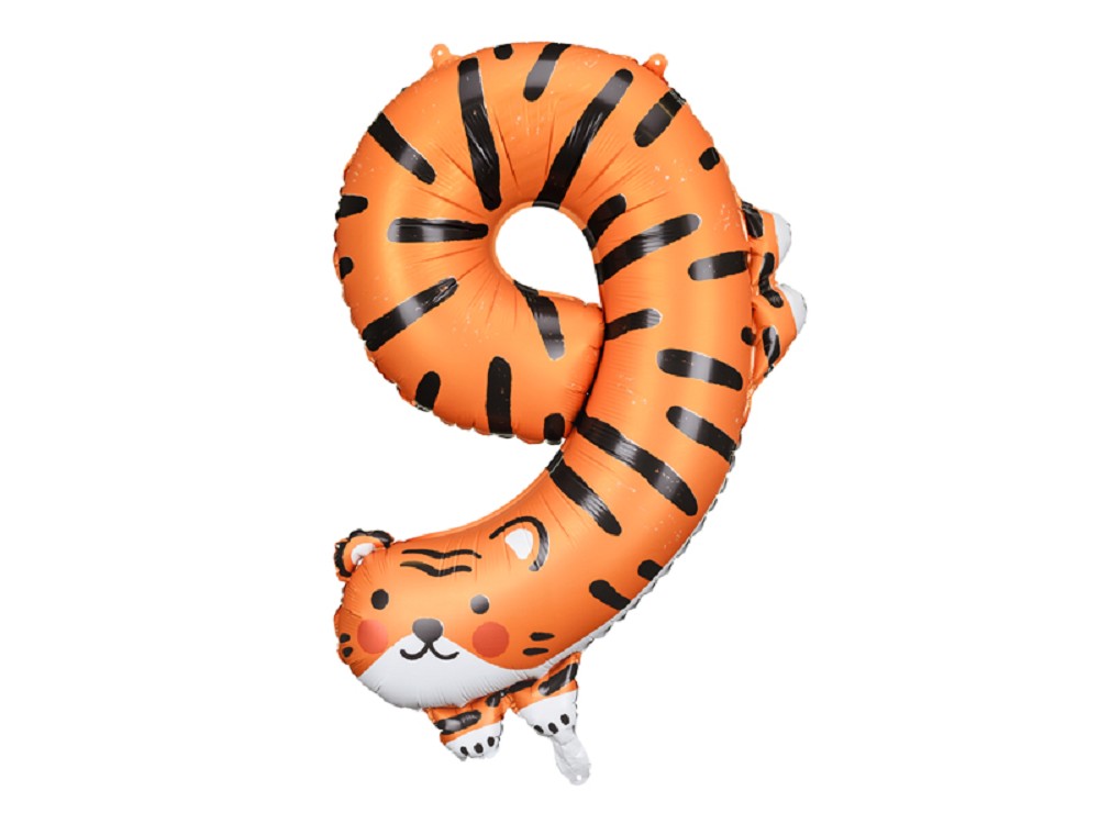 34" Folienzahl 9 - Tiger (64x87cm)