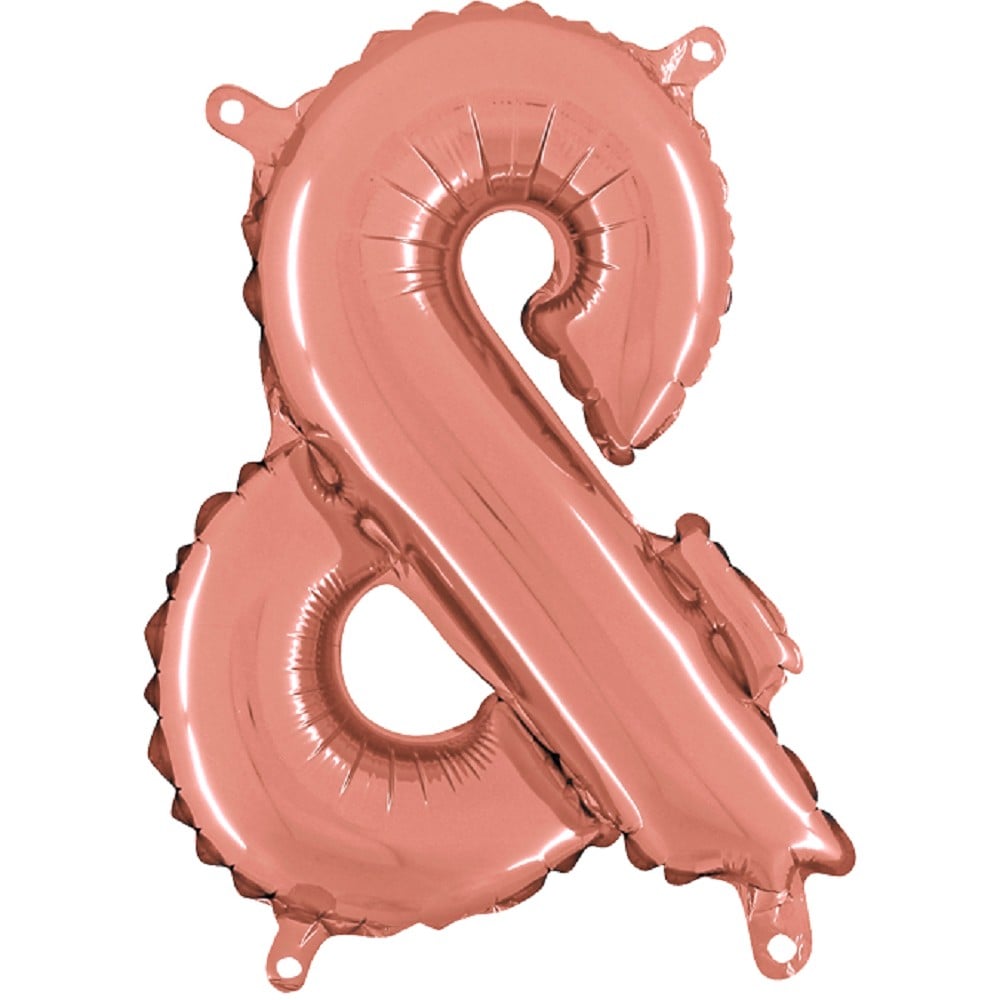 14" Symbol "&" Rosé Gold