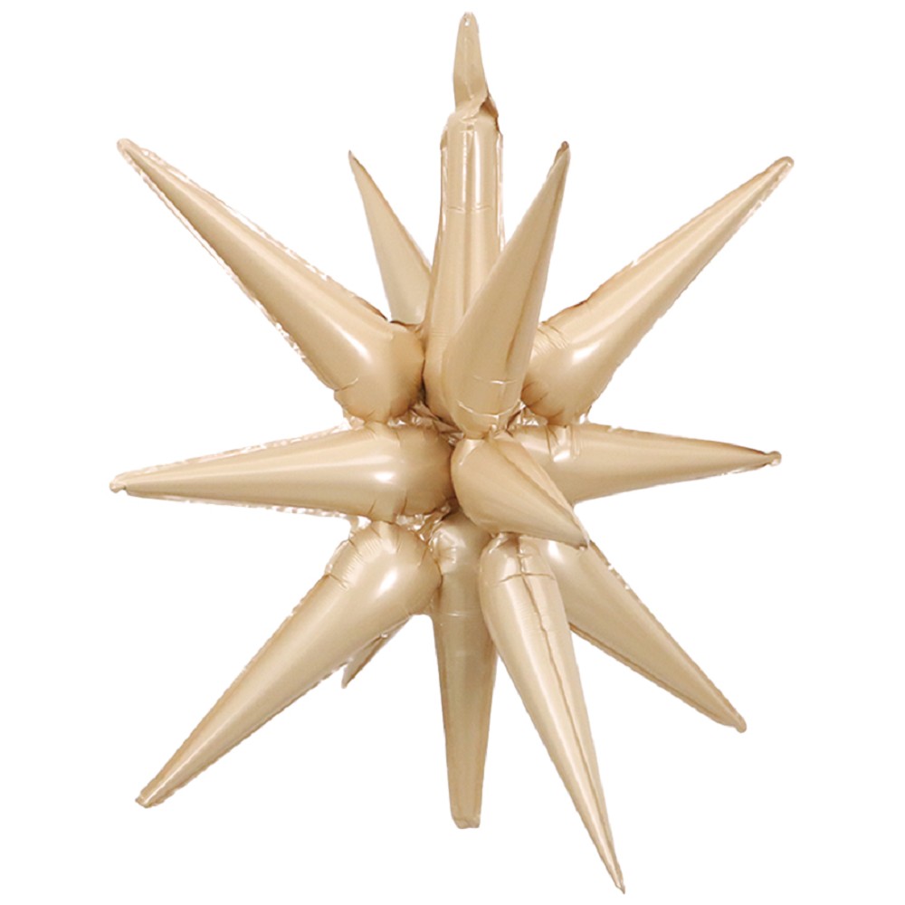 22" Deko Stern Nude (einteilig/1 Ventil)