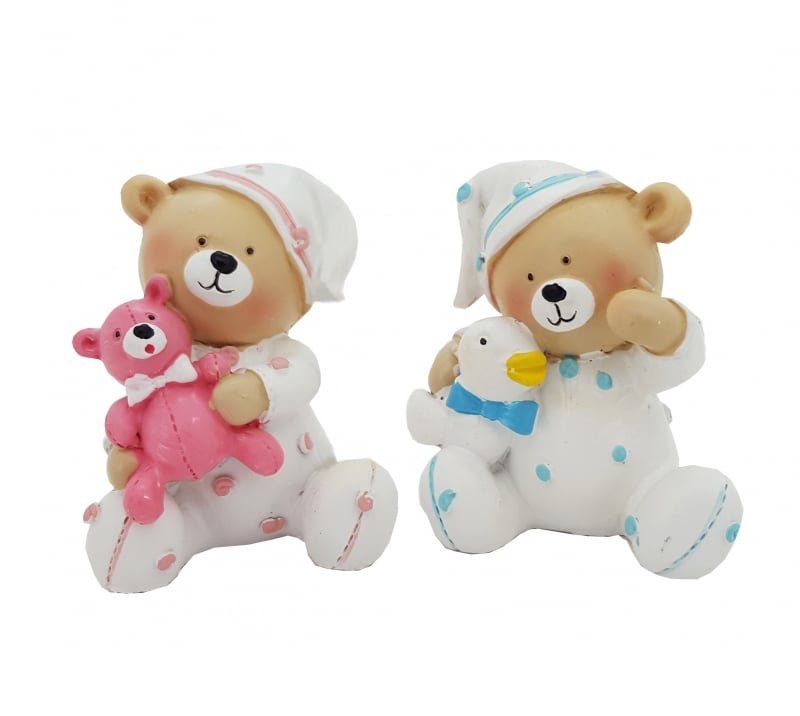 Polyresinfigur Teddybär Baby (verpackt)
