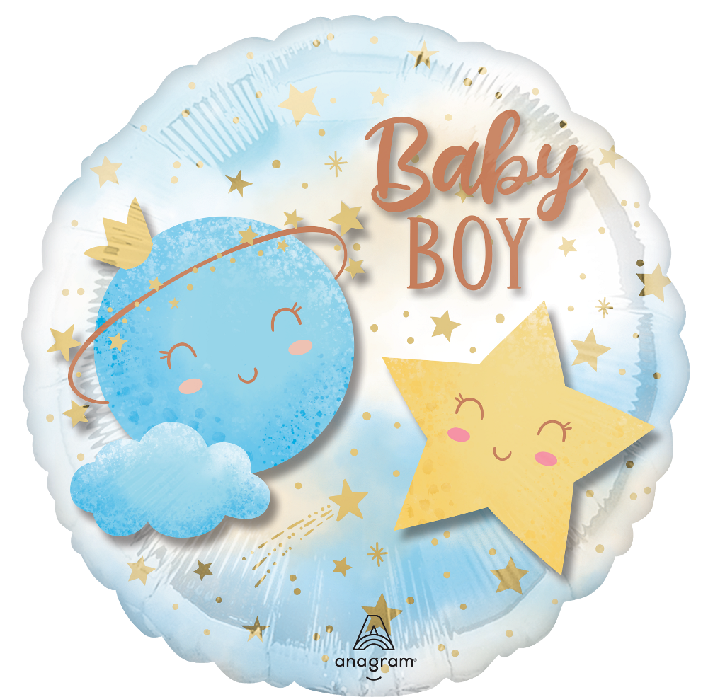 19" Panoramic Little Moon Boy