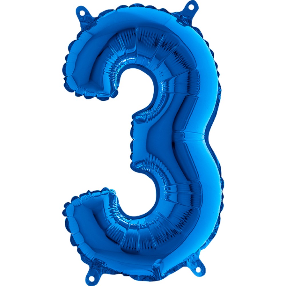 14" Folienzahl "3" Blue