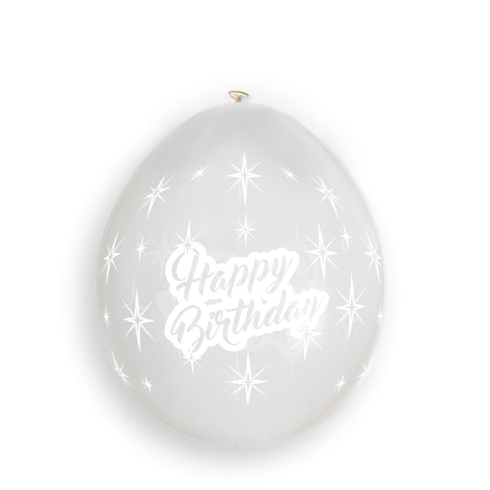 18" Verpackungsballon "Happy Birthday" (25 Stück)
