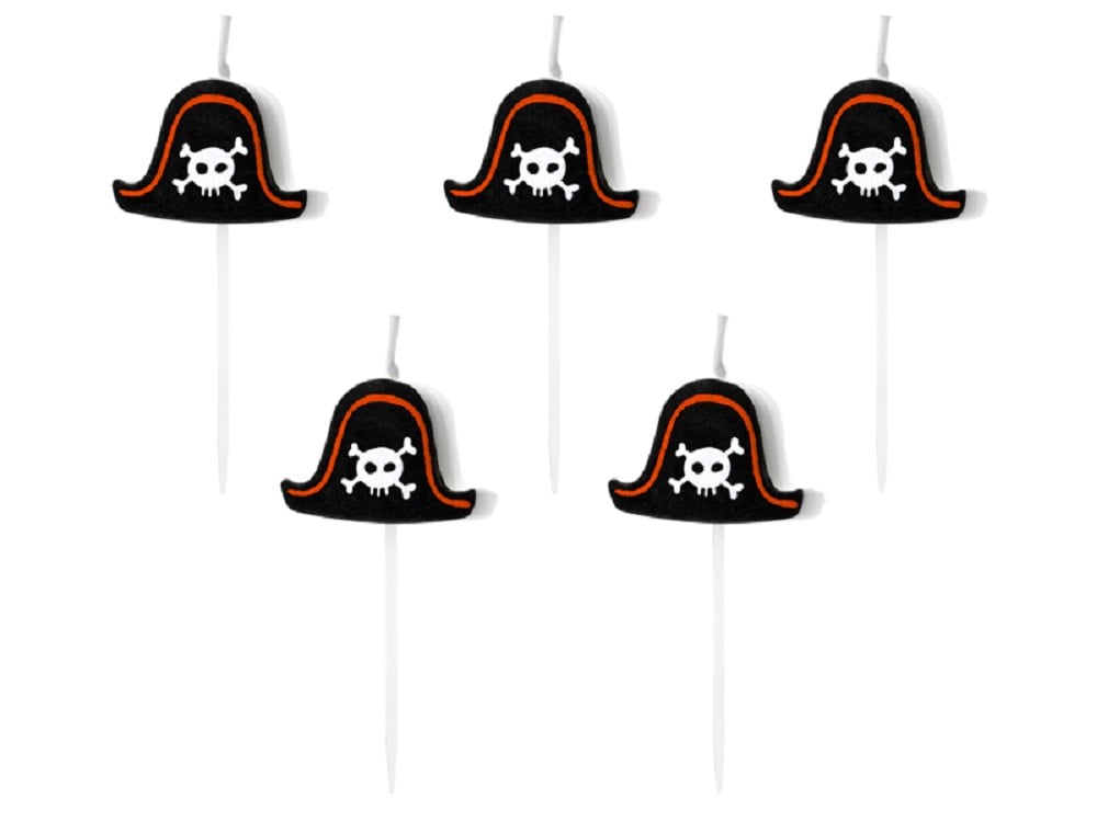 Geburtstagskerzen - Piraten - 2cm - 5 Stk.