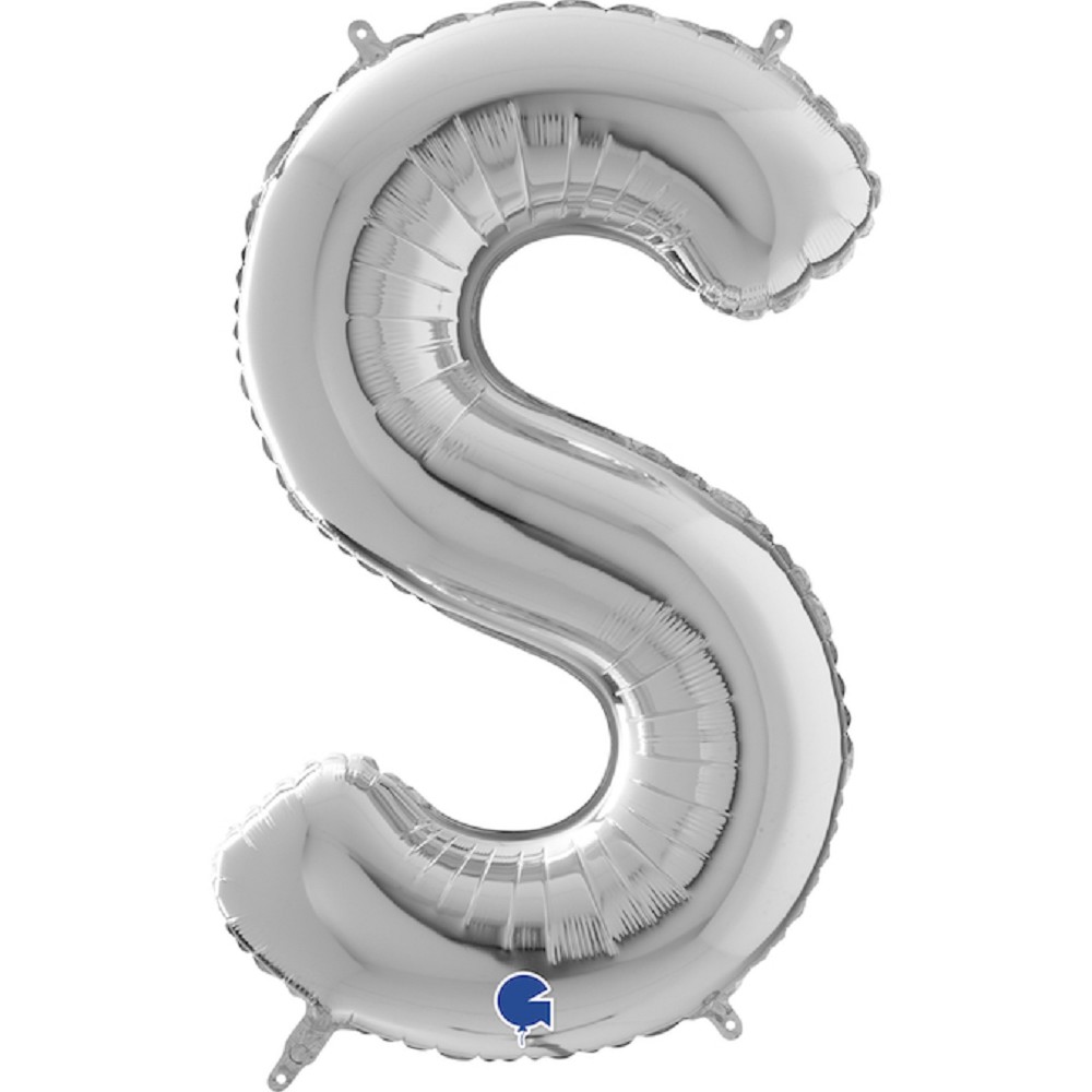 26" Folienbuchstabe "S" Silver