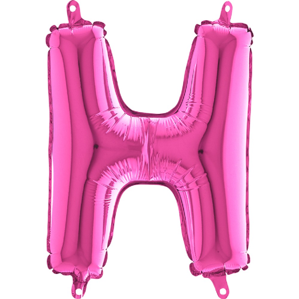 14" Folienbuchstabe "H" Fuxia