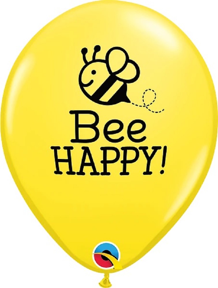 11" Bee Happy Yellow (25 Stück)