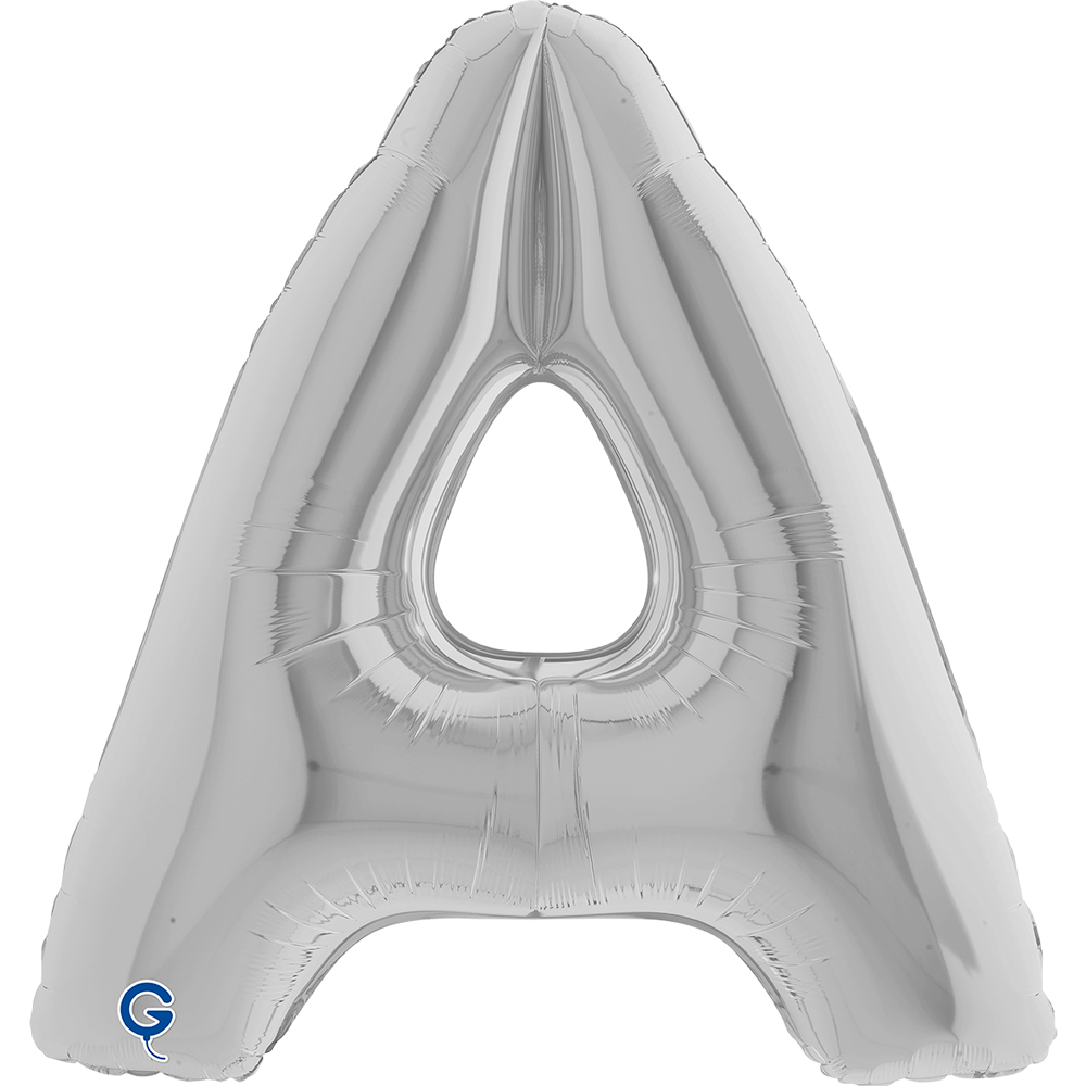 40" Folienbuchstabe "A" Silver