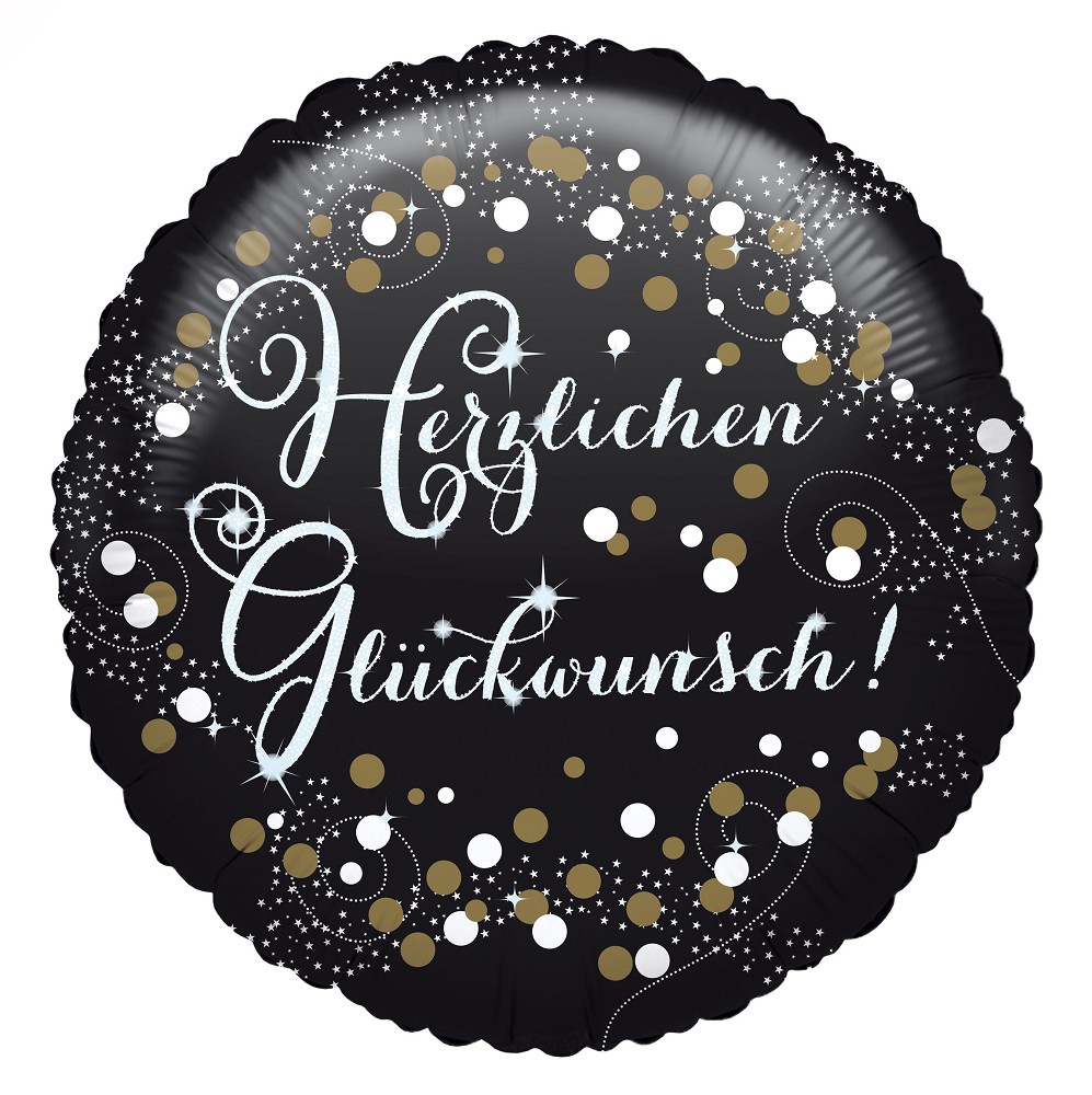 18" Herzlichen Glückwunsch - Sparkling Birthday
