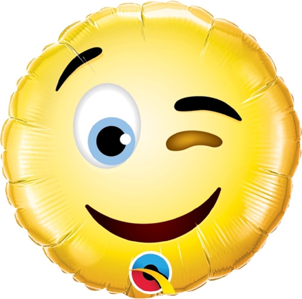 9" Smiley Wink (ohne Ventil, zum Selbstverschweißen)