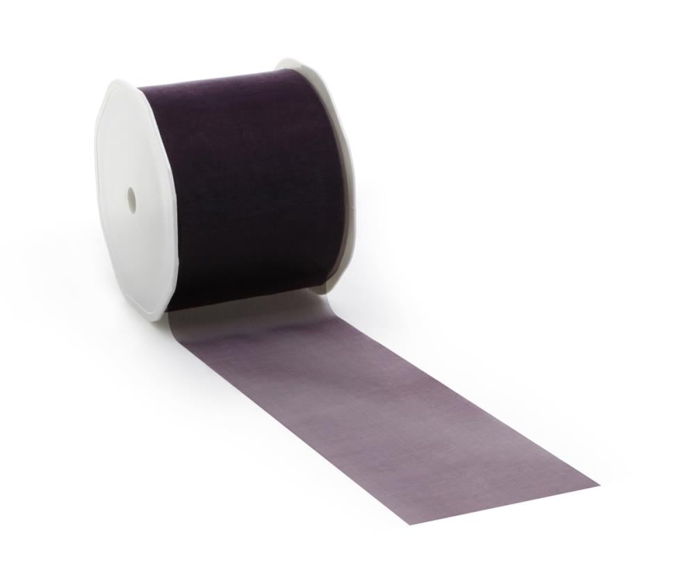 Organzaband 70mm Violett (25m)