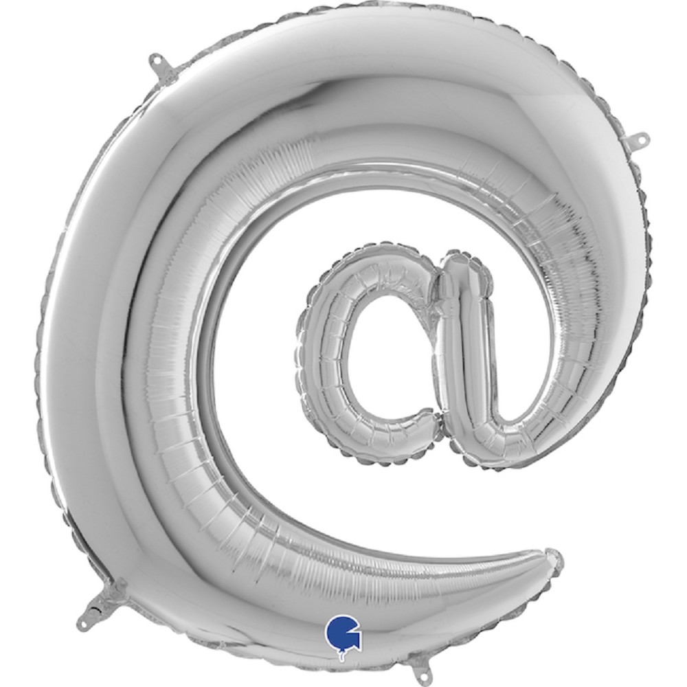 26" Symbol "@" Silver
