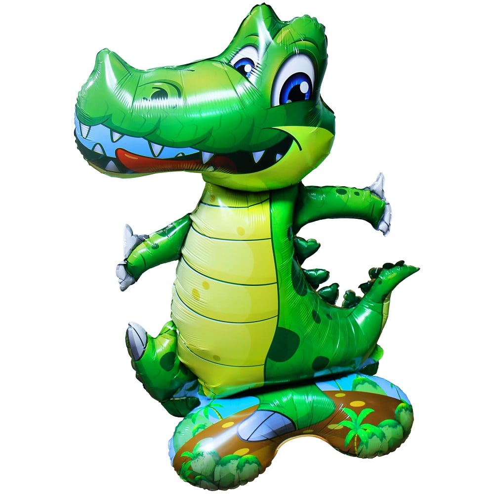 46" Stand Up Balloon Krokodil