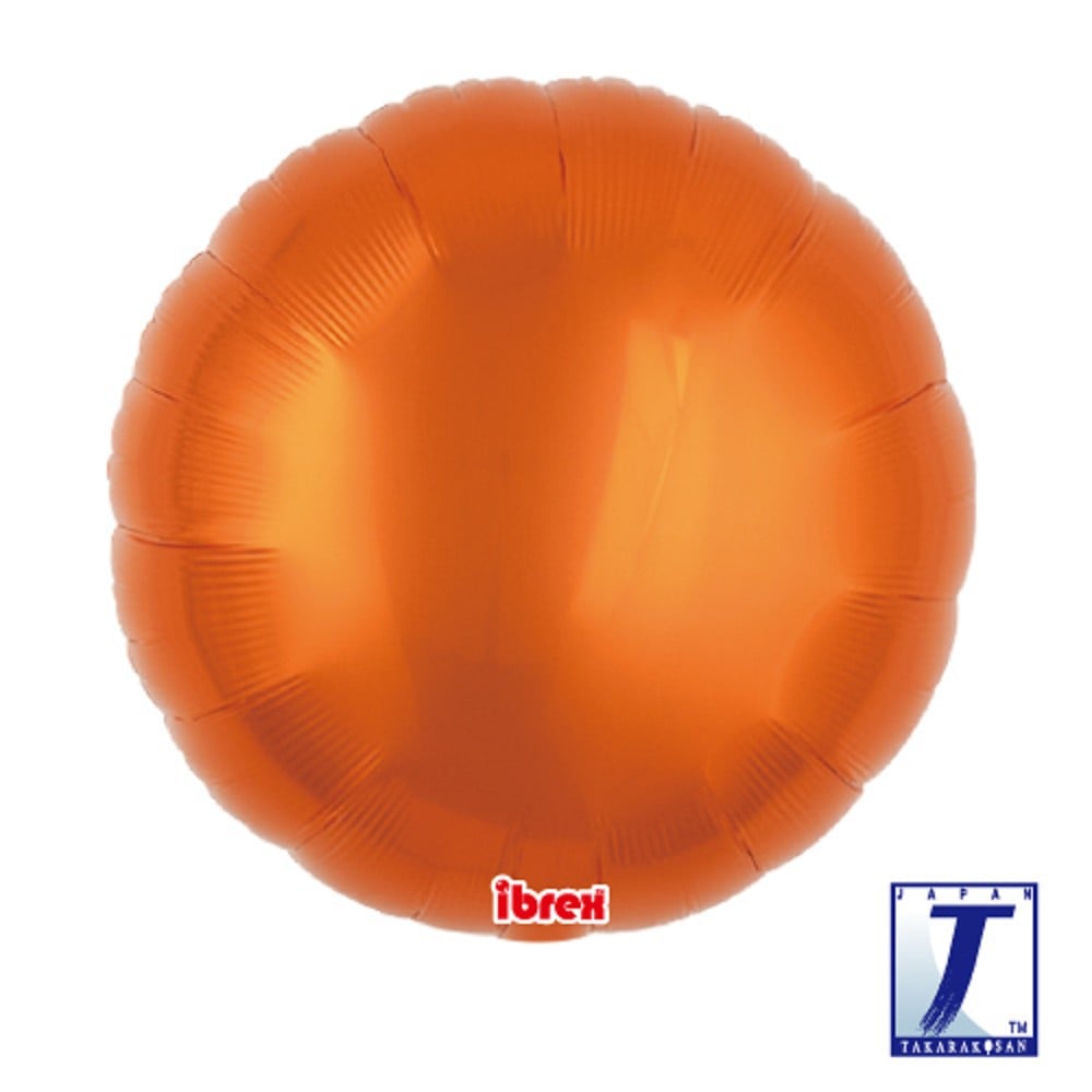 18" Rund Metallic Orange (ibrex)