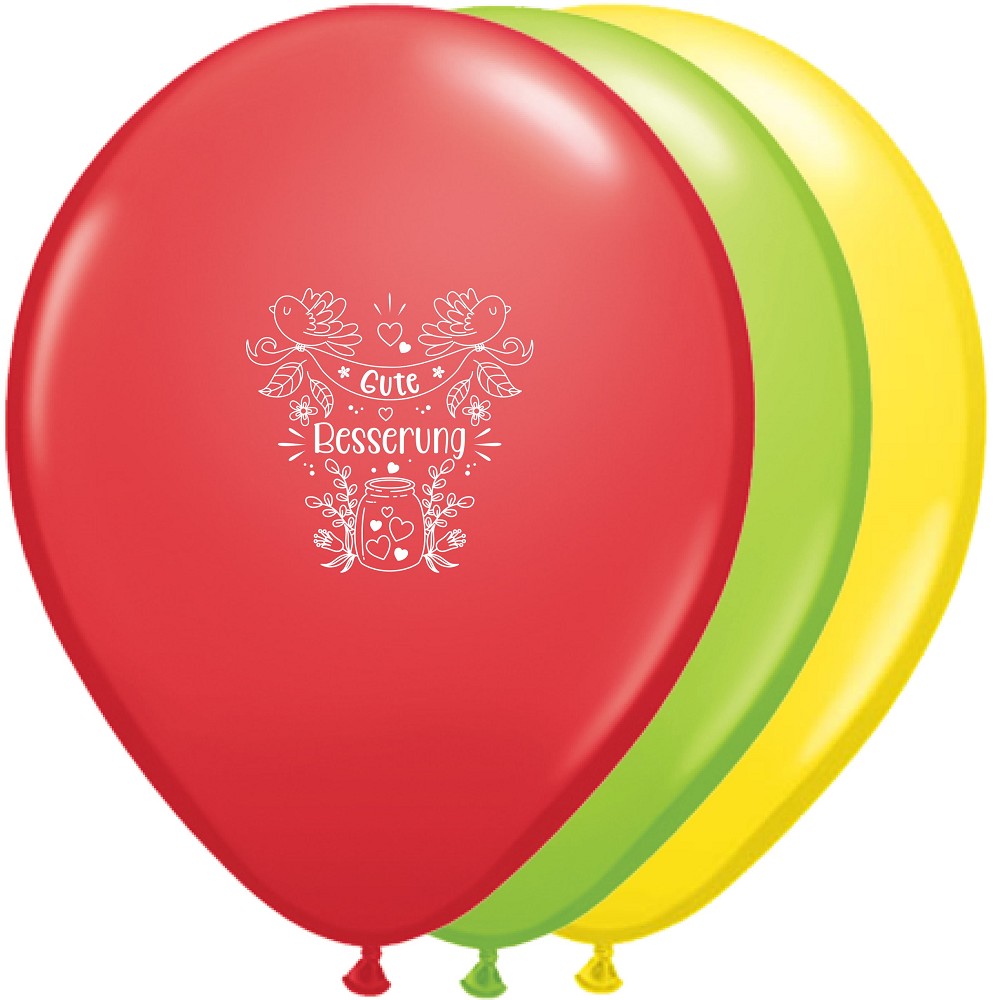11" Gute Besserung Sortiert (Retail Pack)