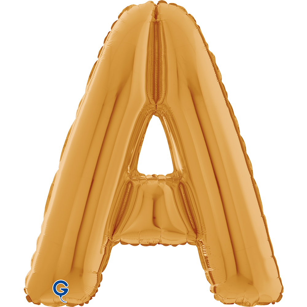 26" Folienbuchstabe "A" Gold (Altgold)
