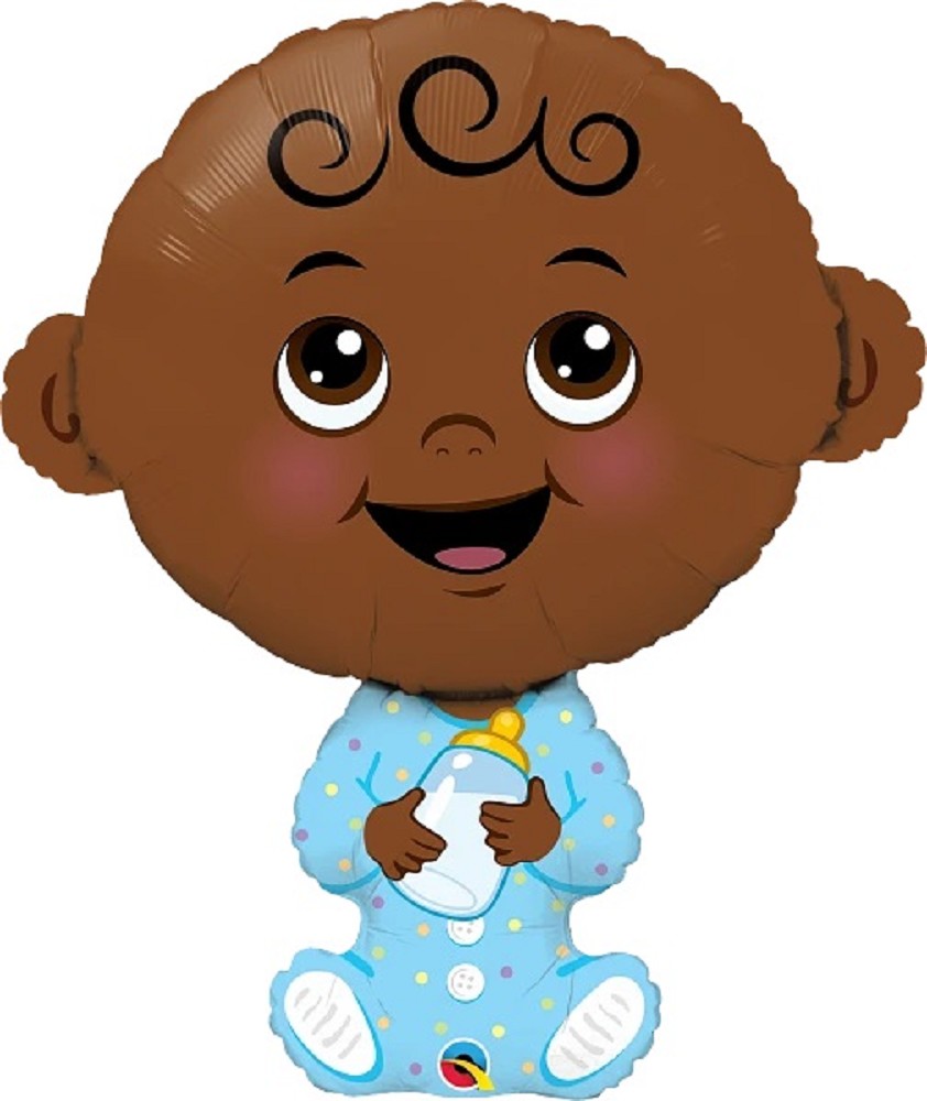 38" Baby Boy - Dark Skin Tone