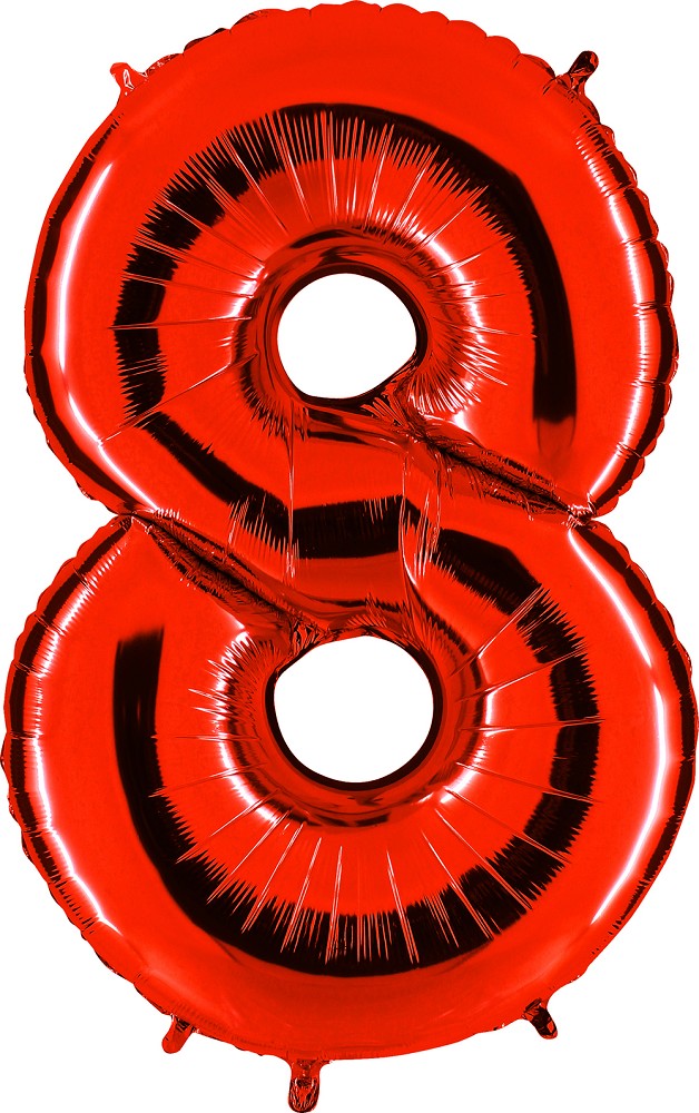 40" Folienzahl "8" Red