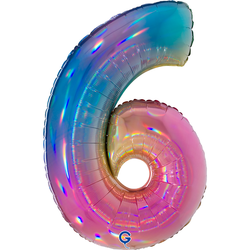 40" Folienzahl "6" Colourful Rainbow