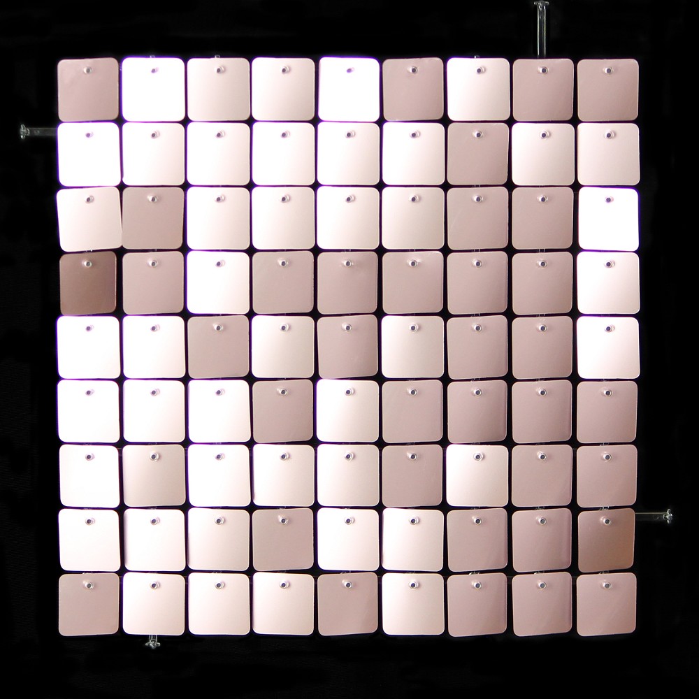 SolaAir Sequin Wall Decor Standard (viereckig) - Powder