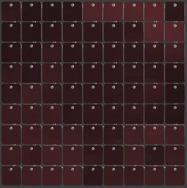 SolaAir Sequin Wall Decor Standard (viereckig) - Chestnut