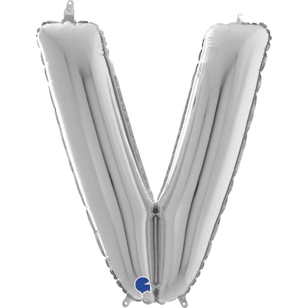 26" Folienbuchstabe "V" Silver
