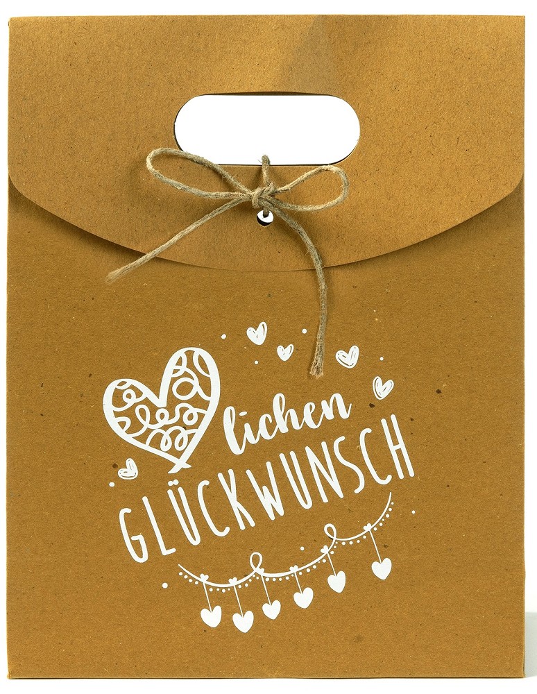 Geschenktüte "Herzlichen Glückwunsch"