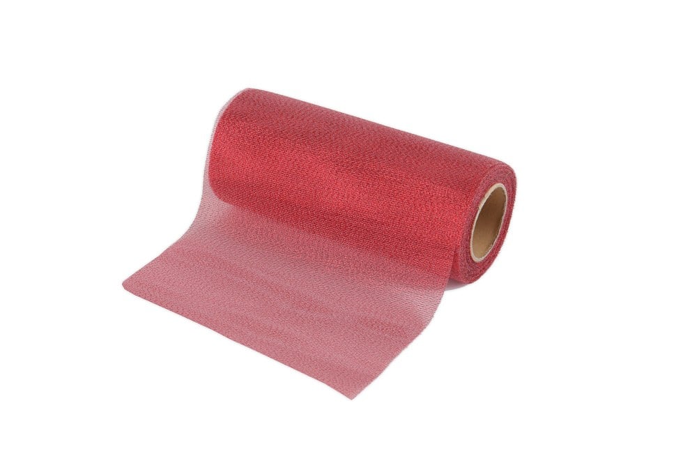 Lurexband rot (15cm x 10m)