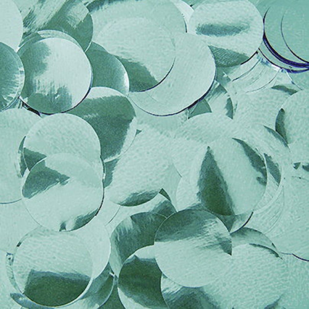 Folienkonfetti Rund 2cm Hellblau (15g)