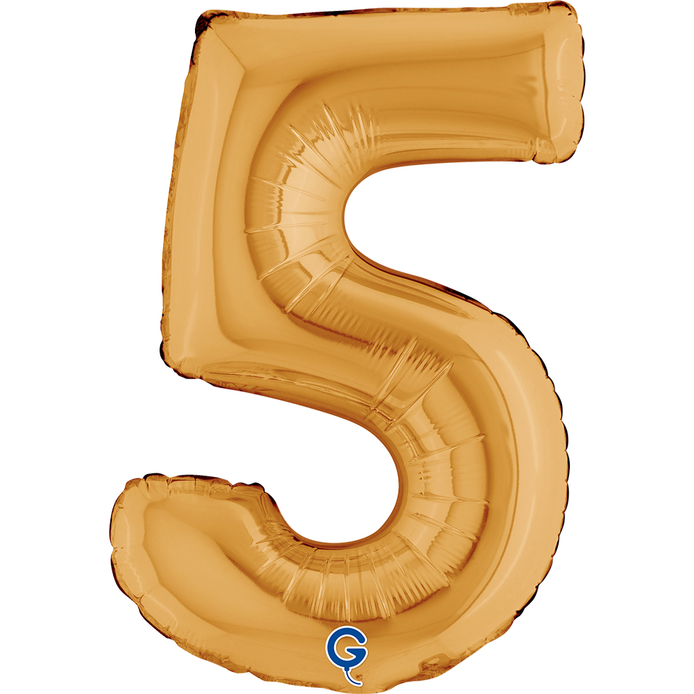 14" Folienzahl "5" Gold (Altgold)