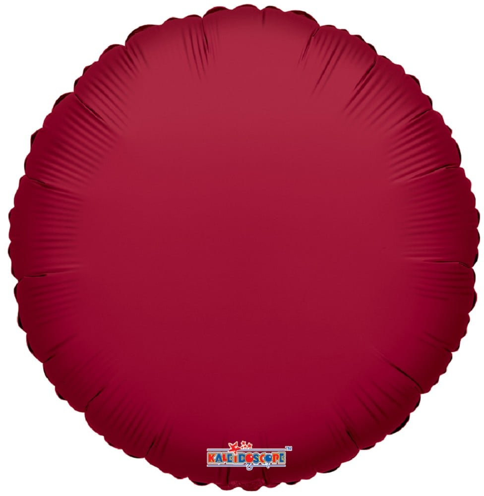 18" Folienballon Rund burgund