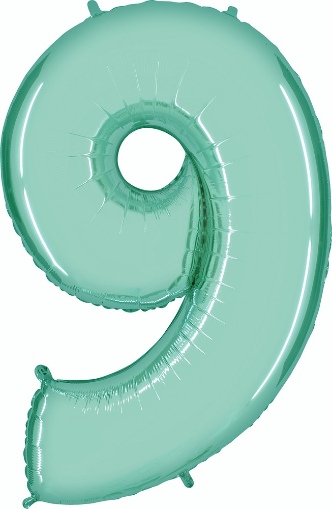 26" Folienzahl "9" Pastel Blue