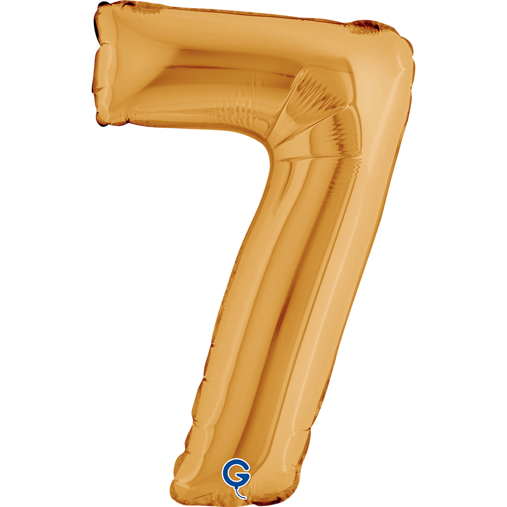14" Folienzahl "7" Gold (Altgold)