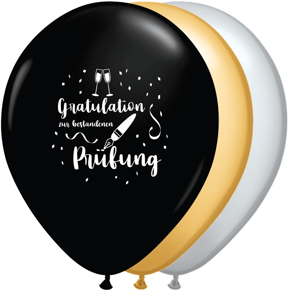 11" Gratulation zur bestandenen Prüfung Sortiert (Retail)