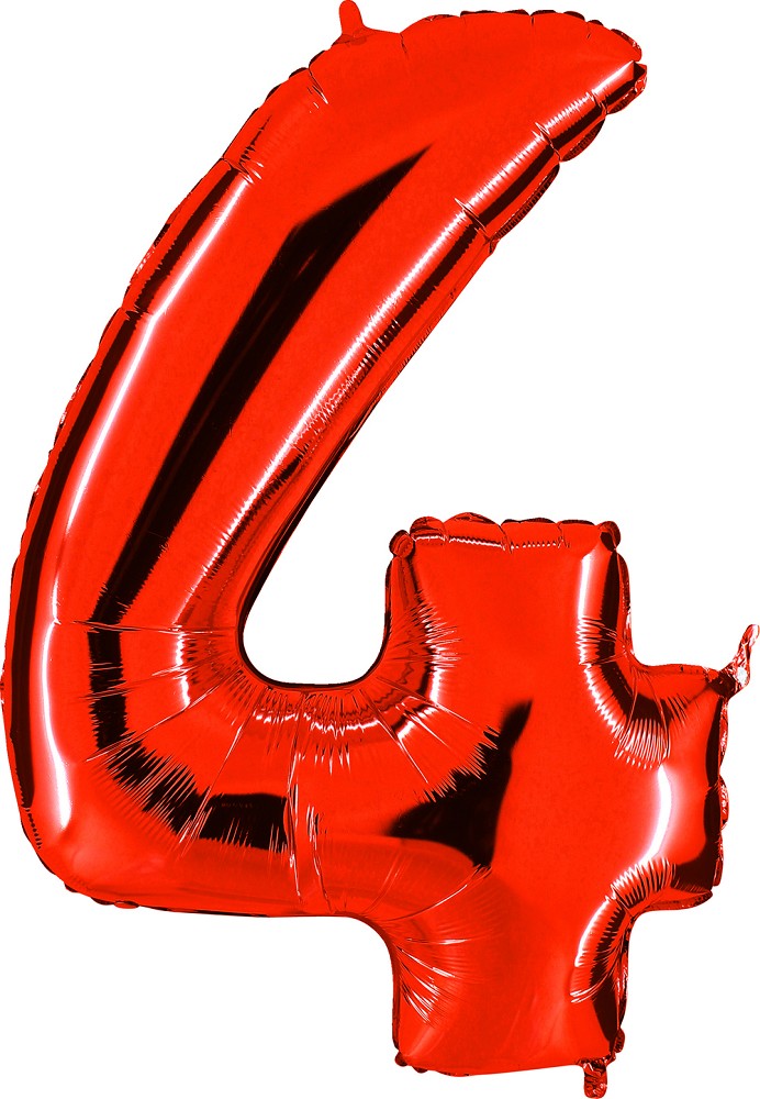 40" Folienzahl "4" Red
