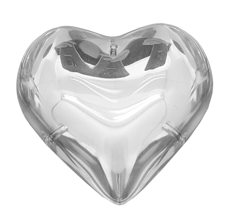 Heart Crystal Silver
