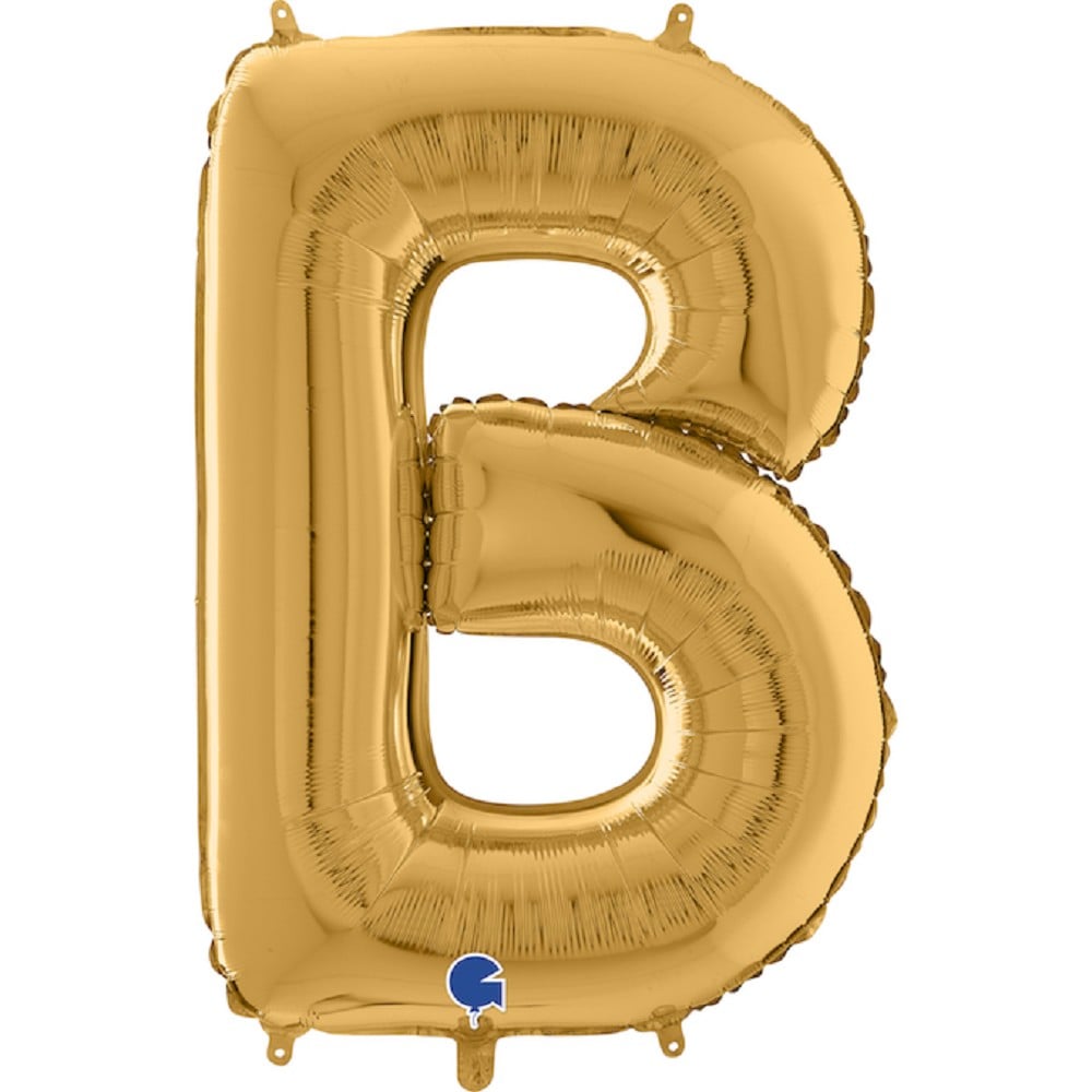 26" Folienbuchstabe "B" Gold (Altgold)