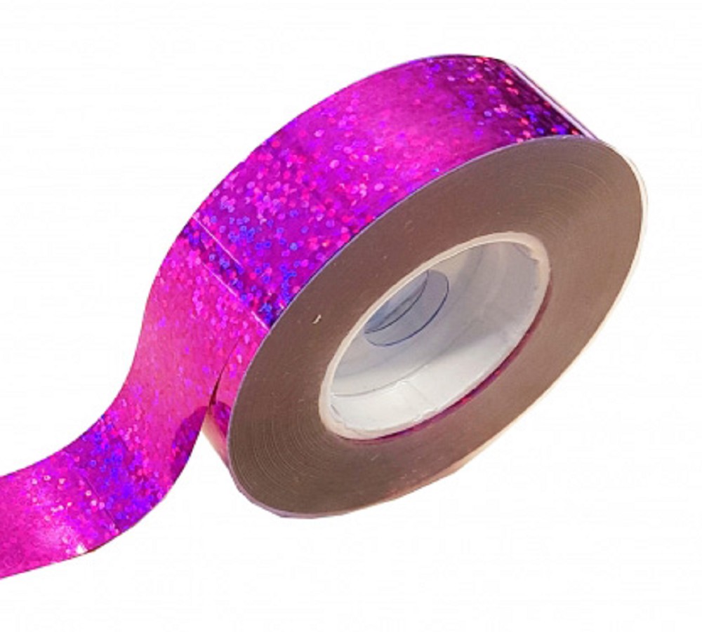 Folienrolle 2cm x 100m Holografie Magenta
