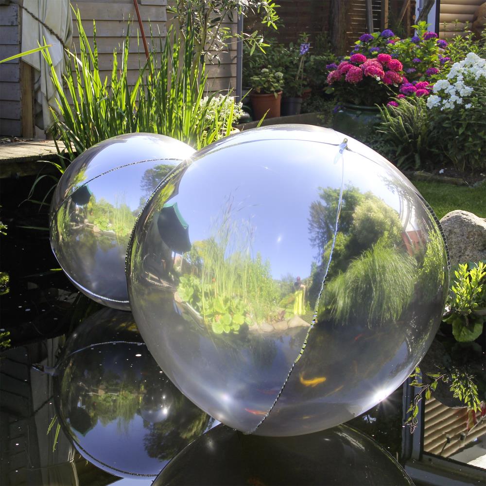 60" Spiegelnder Deko-Ballon -  Silber