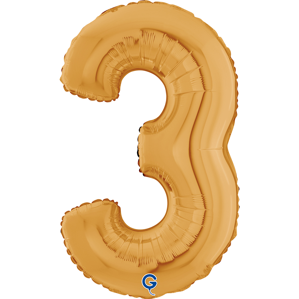 26" Folienzahl "3" Gold (Altgold)