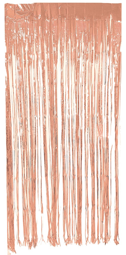 Folien-Fransenvorhang Rose Gold (1mx2m)