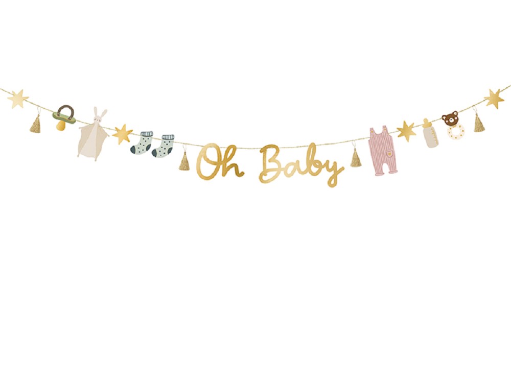 Banner - Oh baby - 2,5m - 1 Stk.