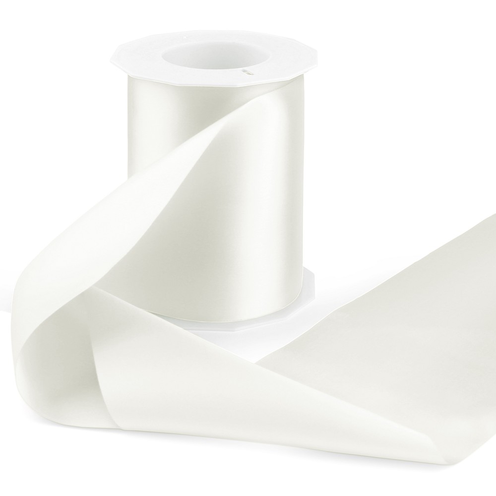 Stoffband 112mm Perlweiß (25m)