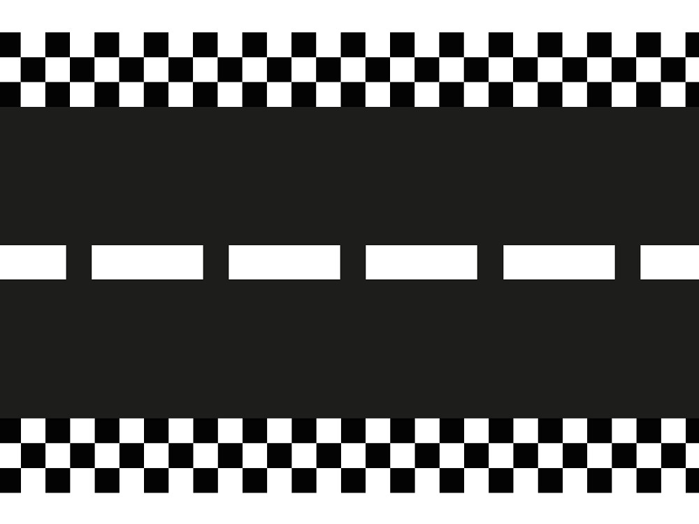 Vlies-Tischläufer - Car Racing Mix - 40x500 cm - 1 Stk.