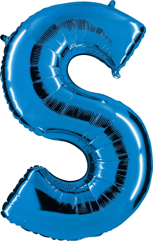 40" Folienbuchstabe "S" Blue