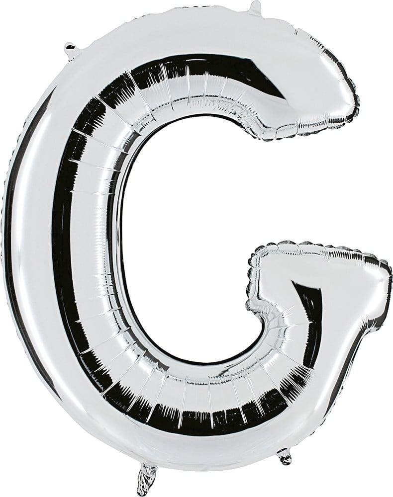 40" Folienbuchstabe "G" Silver