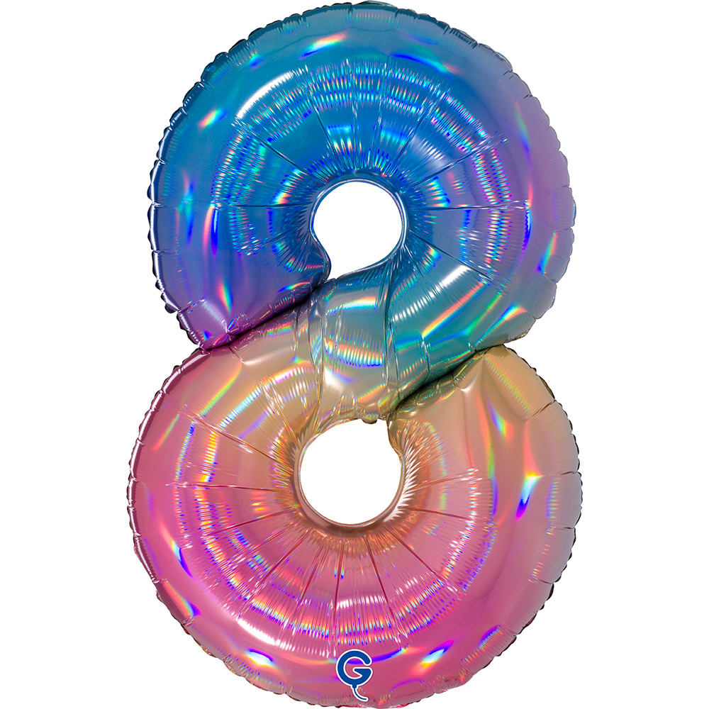 40" Folienzahl "8" Colourful Rainbow